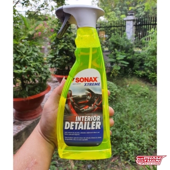 VỆ SINH NỘI THẤT & DƯỠNG Khử Mùi TRONG ÔTÔ SONAX INTERIOR DETAILER ( Chai Màu Xanh Lá )