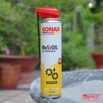 Sonax MoS2Oil 400ml dầu bảo vệ động cơ chống rỉ xét Chai Lớn