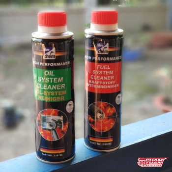 COMBO 2 Chai Bluechem Vệ Sinh Động Cơ & Hệ Thống Xăng Fuel system Cleaner & Oil System Cleaner