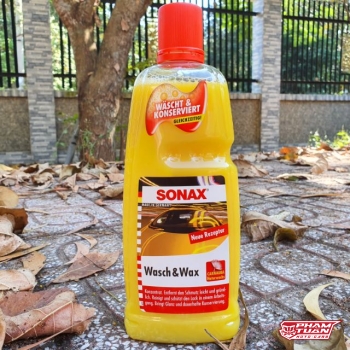 Sonax Nước rửa xe 2 Trong 1 Carnauba