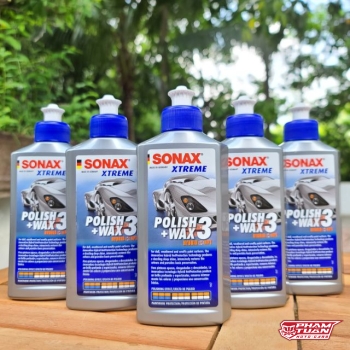 SONAX WAX3 ( Đánh Bóng, Xóa Xước, Bảo Vệ Màu Sơn Bóng )