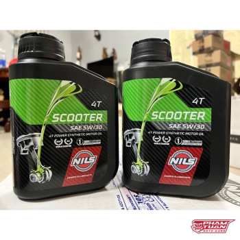 ￼NHỚT XE TAY GA NILS 5W30 800ml Cao Cấp