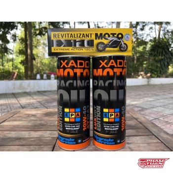 ￼COMBO 2 CHAI NHỚT XADO RACING V3 Tặng 1 EX120 PHỤ GIA PHỤC HỒI ĐỘNG CƠ.