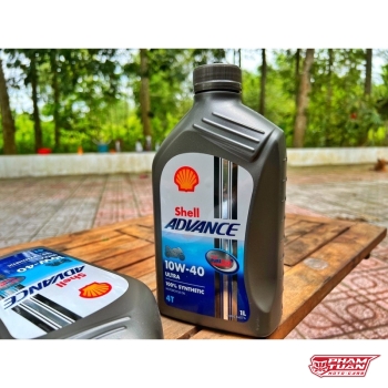 ￼Shell ADVANCE 10W40 Ultra ( Xe Số ) 1L