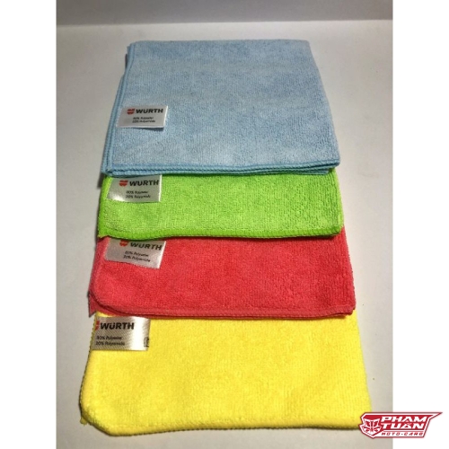 KHĂN WURTH MICROFIBER CLOTH 40×40CM