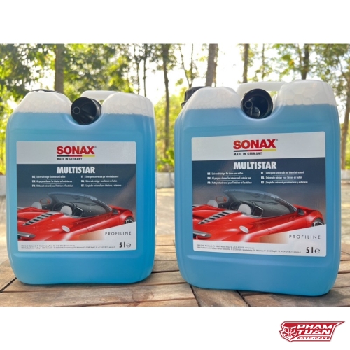 SONAX 627 MULTISTAR can 5L Rửa Dơ Nặng Các Chi Tiết Xe Oto & Xe Máy.