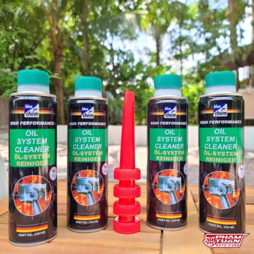 ￼Bluechem Oil System cleanr( Súc rửa động cơ ) 250ml